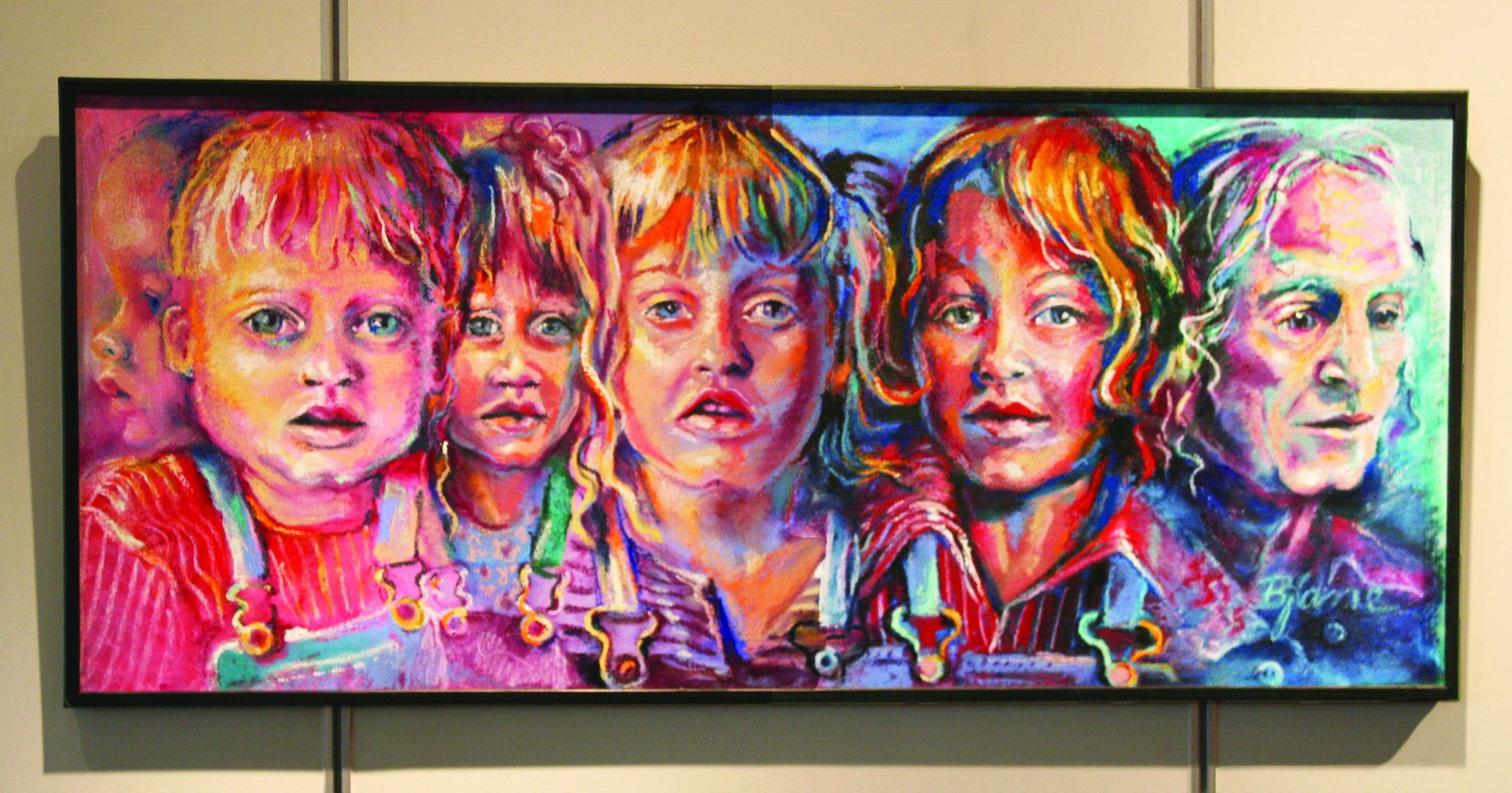 Alumna begins month long exhibit at library