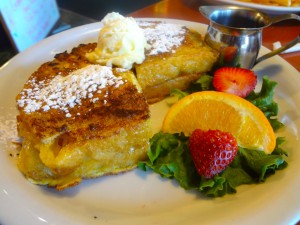 The Stuffed French Toast at Ed’s Place defines over-the-top breakfast decadence.