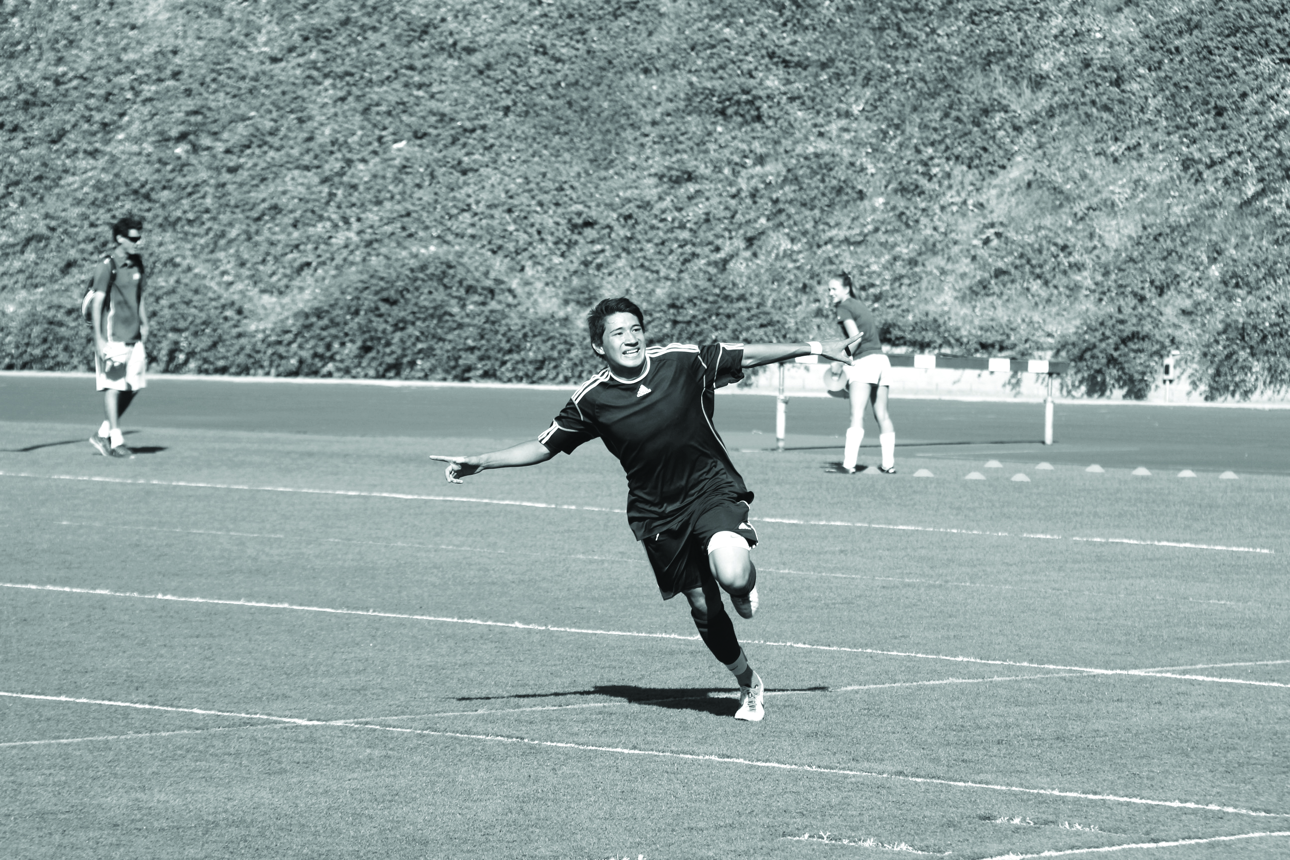 Men’s soccer in seventh heaven