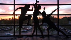 Tiffany Waniczek, Lisa Lopez and Haihua Chiang show their passion and commitment to dance from sun up to sun down. (Alyssa Bujanda / Citrus College Clarion)