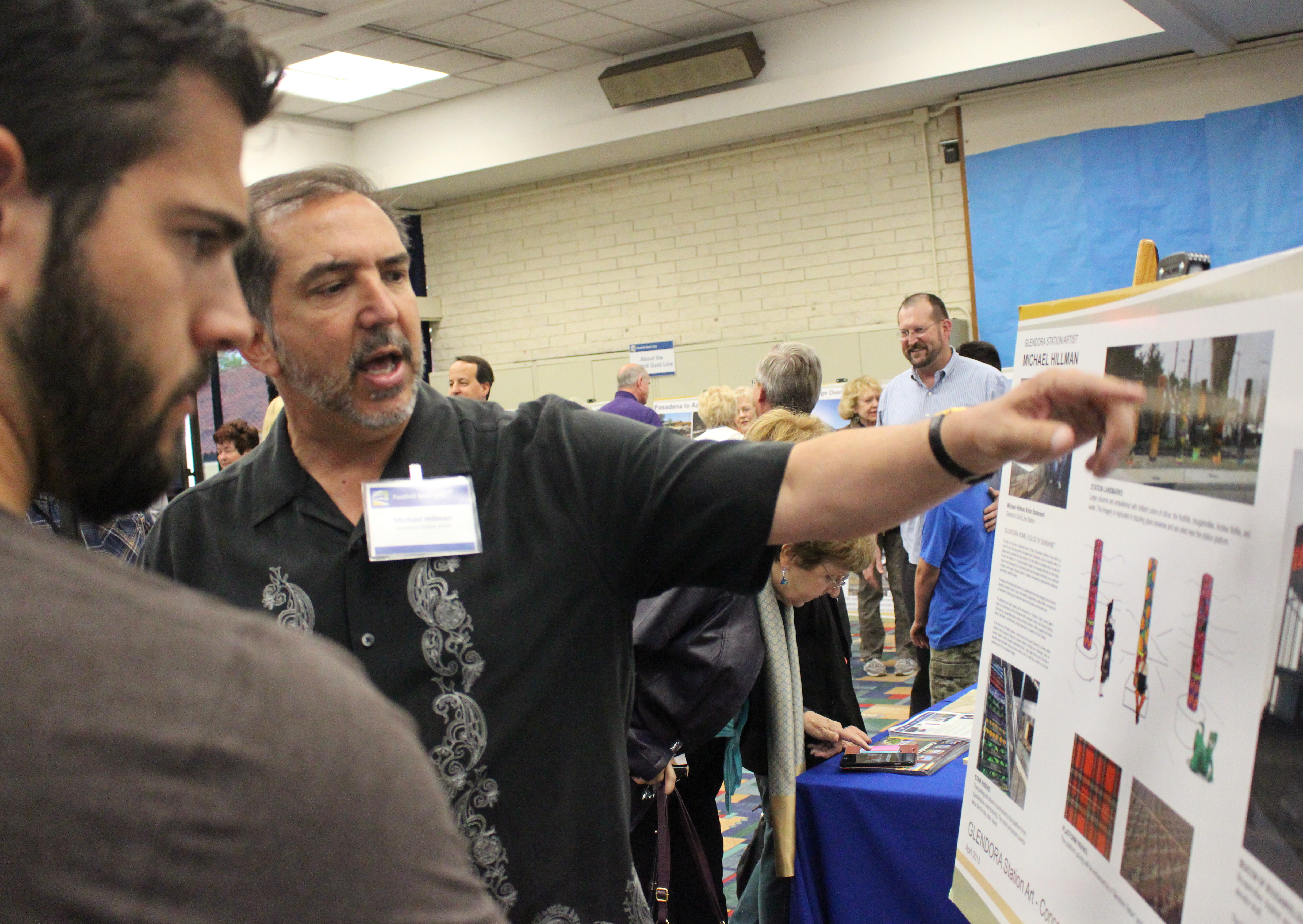 Ceramics professor designing Glendora Goldline station