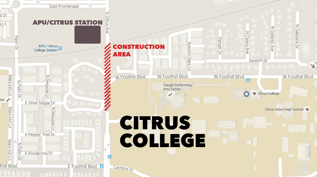 (Update) Citrus Avenue Traffic Advisory