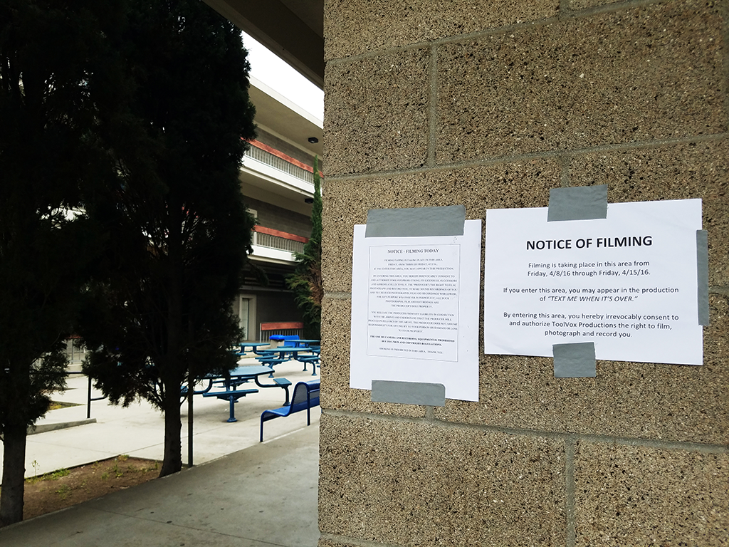 YouTube producers film first movie at Citrus College