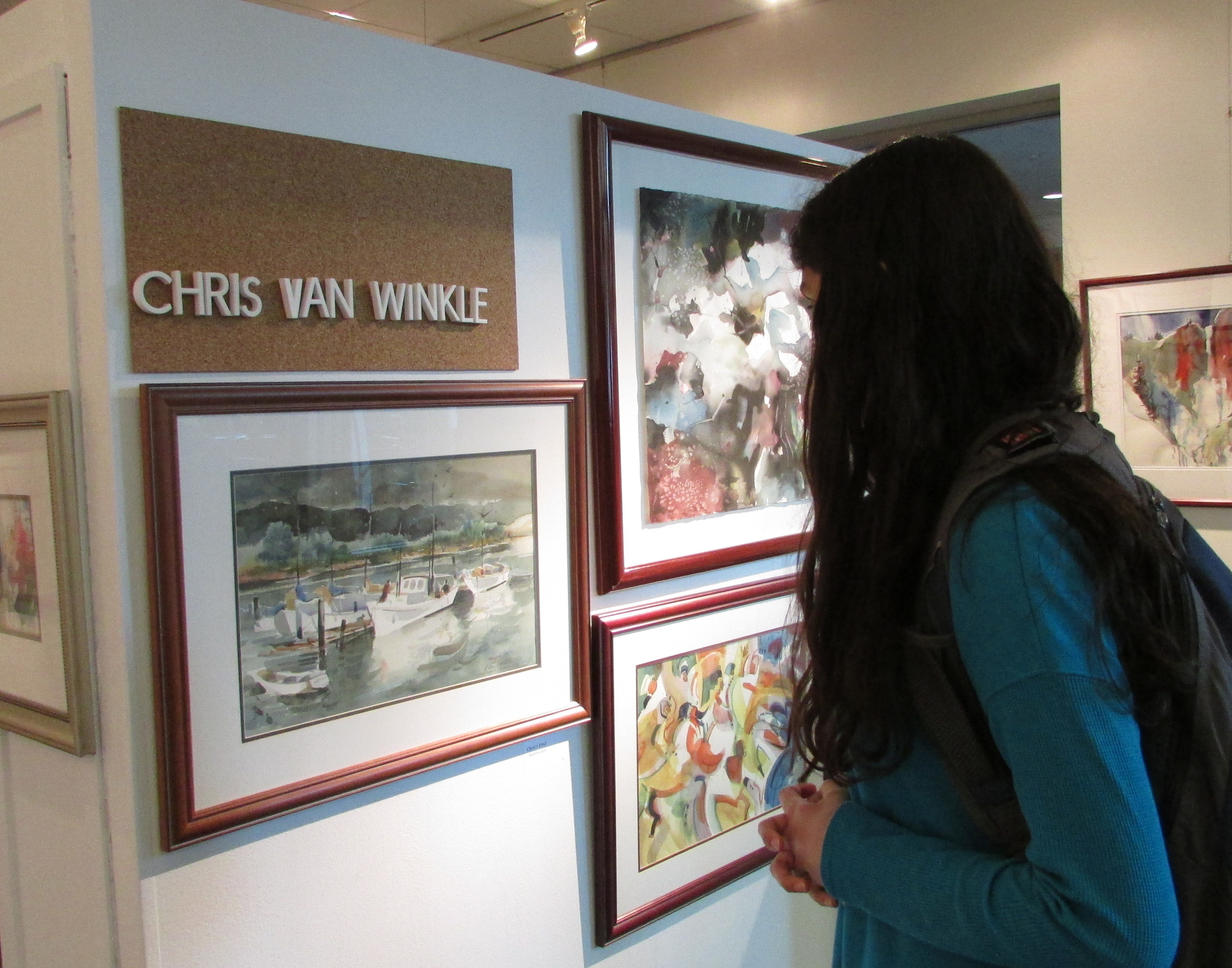 Gallery pays tribute to professor through art