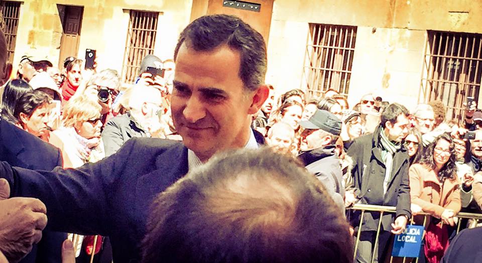 Students meet King and Queen of Spain