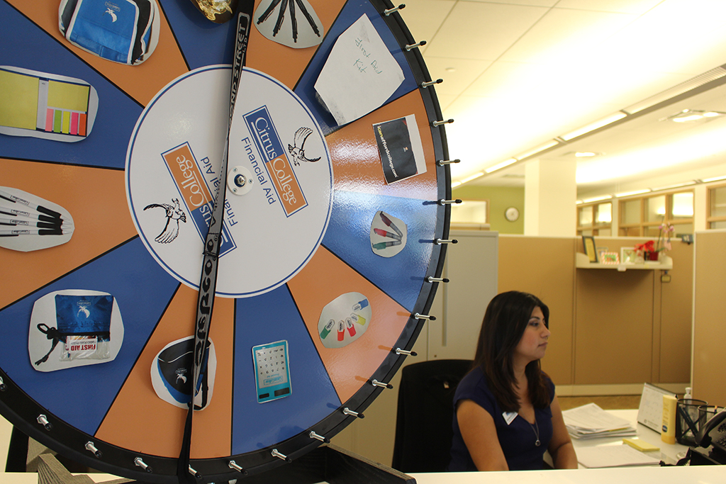 Financial Aid fair spins information into fun