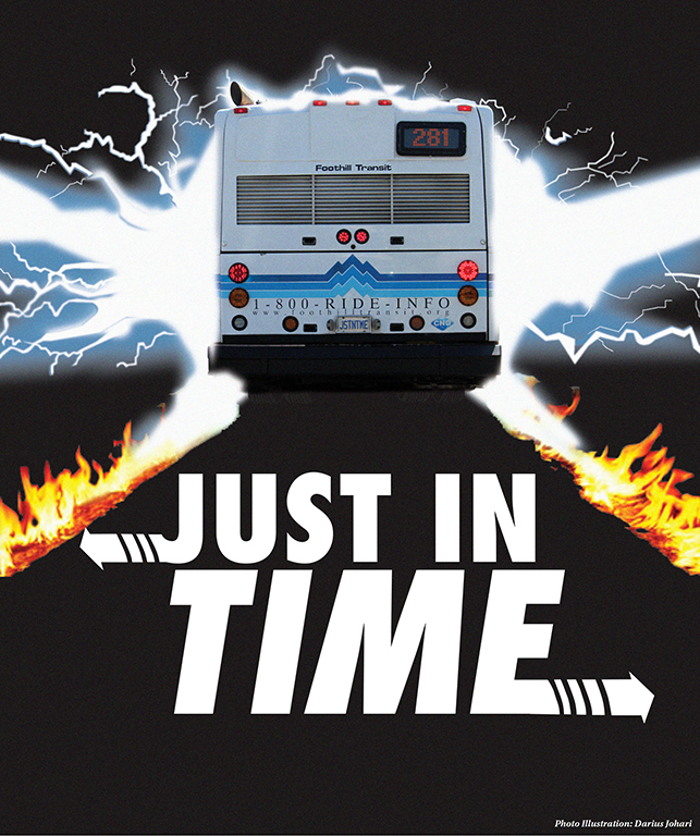 Free bus pass arrives just in time