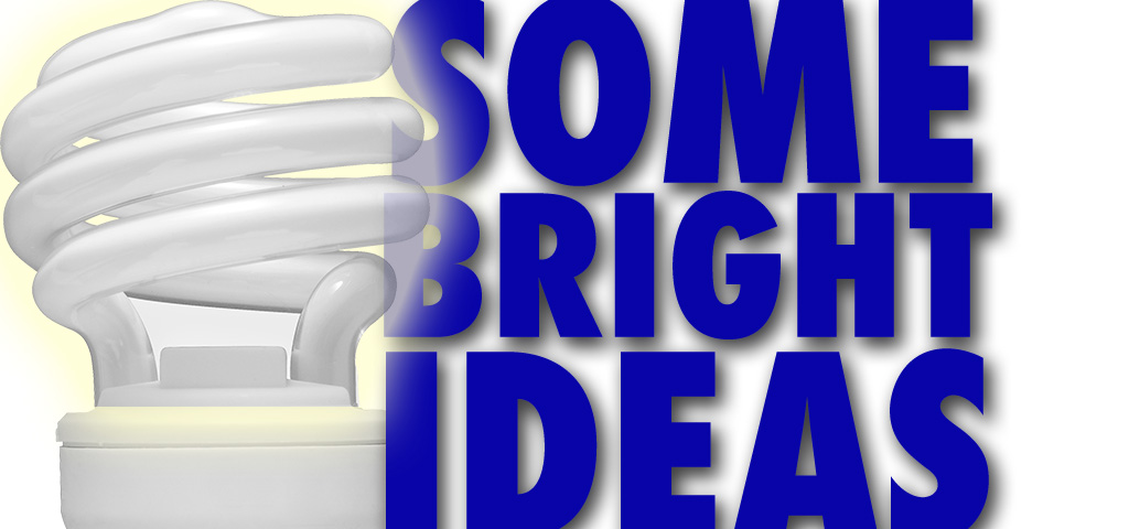 Some bright ideas: sustainability plan update