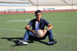 Citrus sophomore midfielder Emilio Del Villar poses for a photo on Nov. 14 at Citrus Stadium. The captain scored four goals during the season and led the Owls to their best season since 2008.