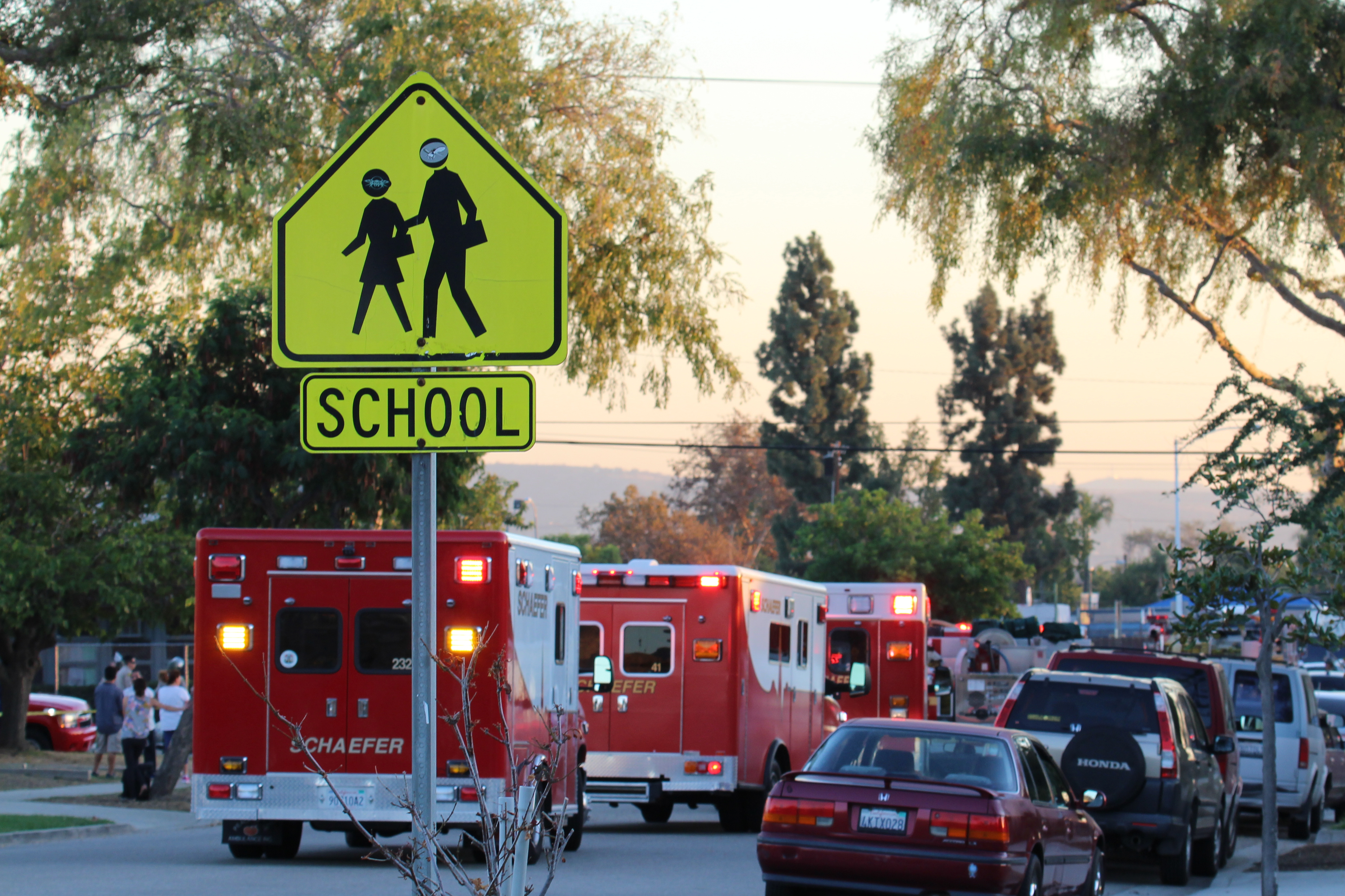 Azusa gunman rampages near polling places