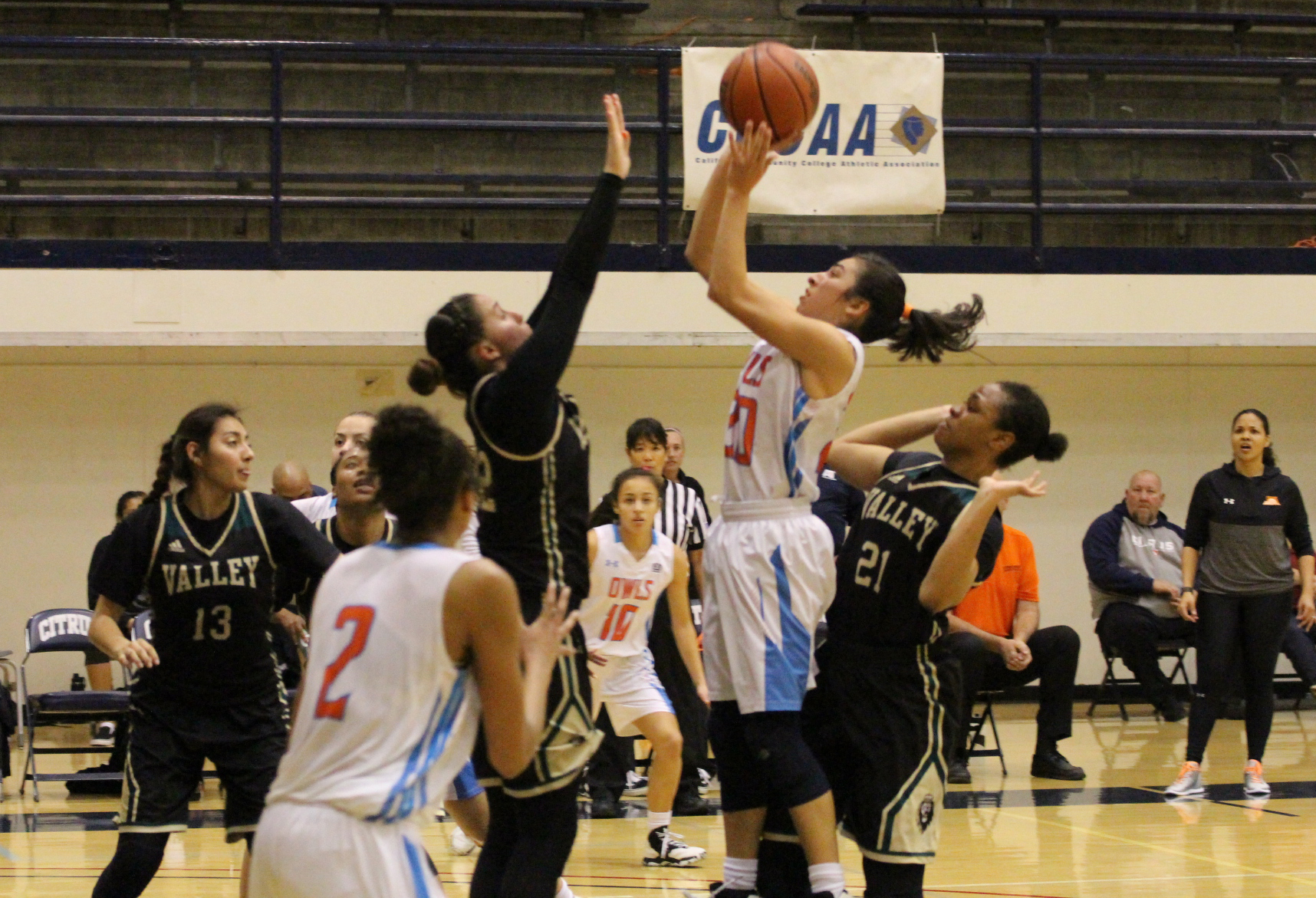 Women’s basketball loses season home finale against Antelope Valley