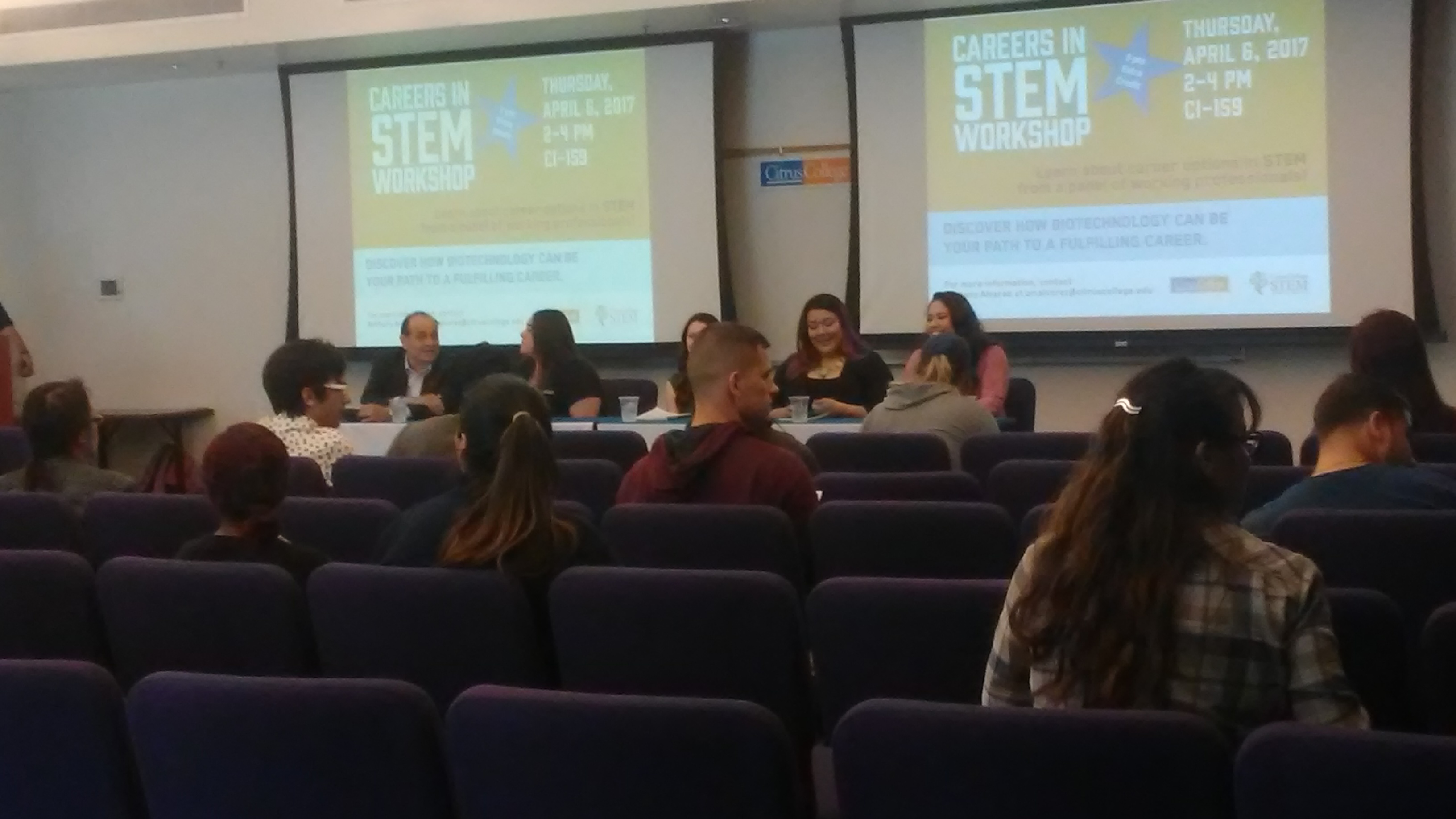 Panelists share STEM career opportunities