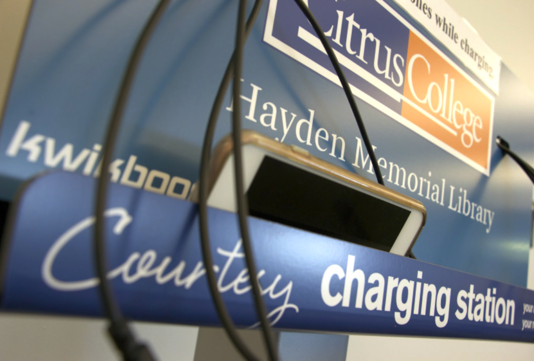 Library recharged: Charging stations meet student needs