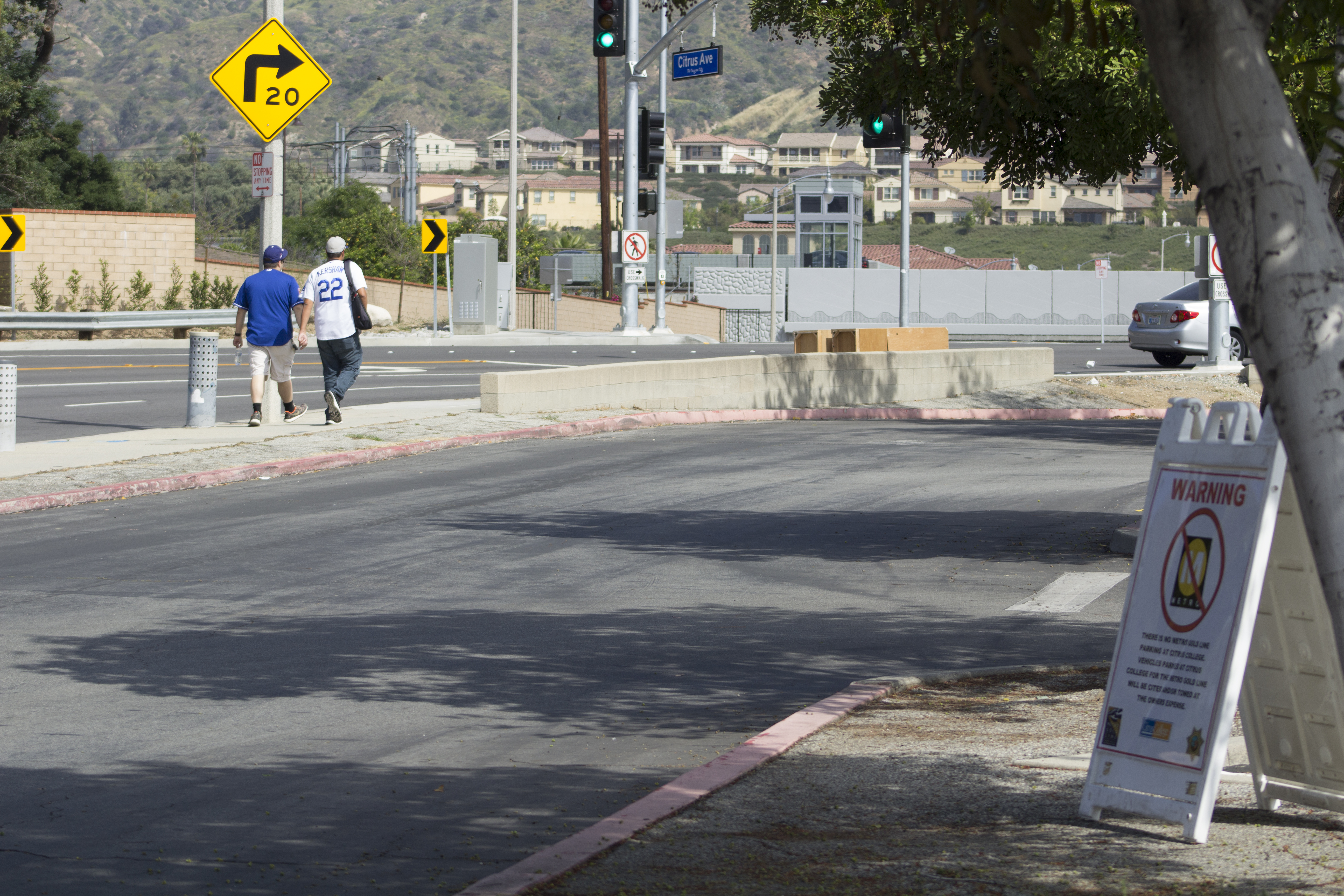 Gold line parking structure overflows