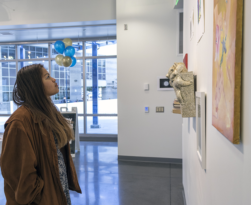 Art class facilitates student art exhibition