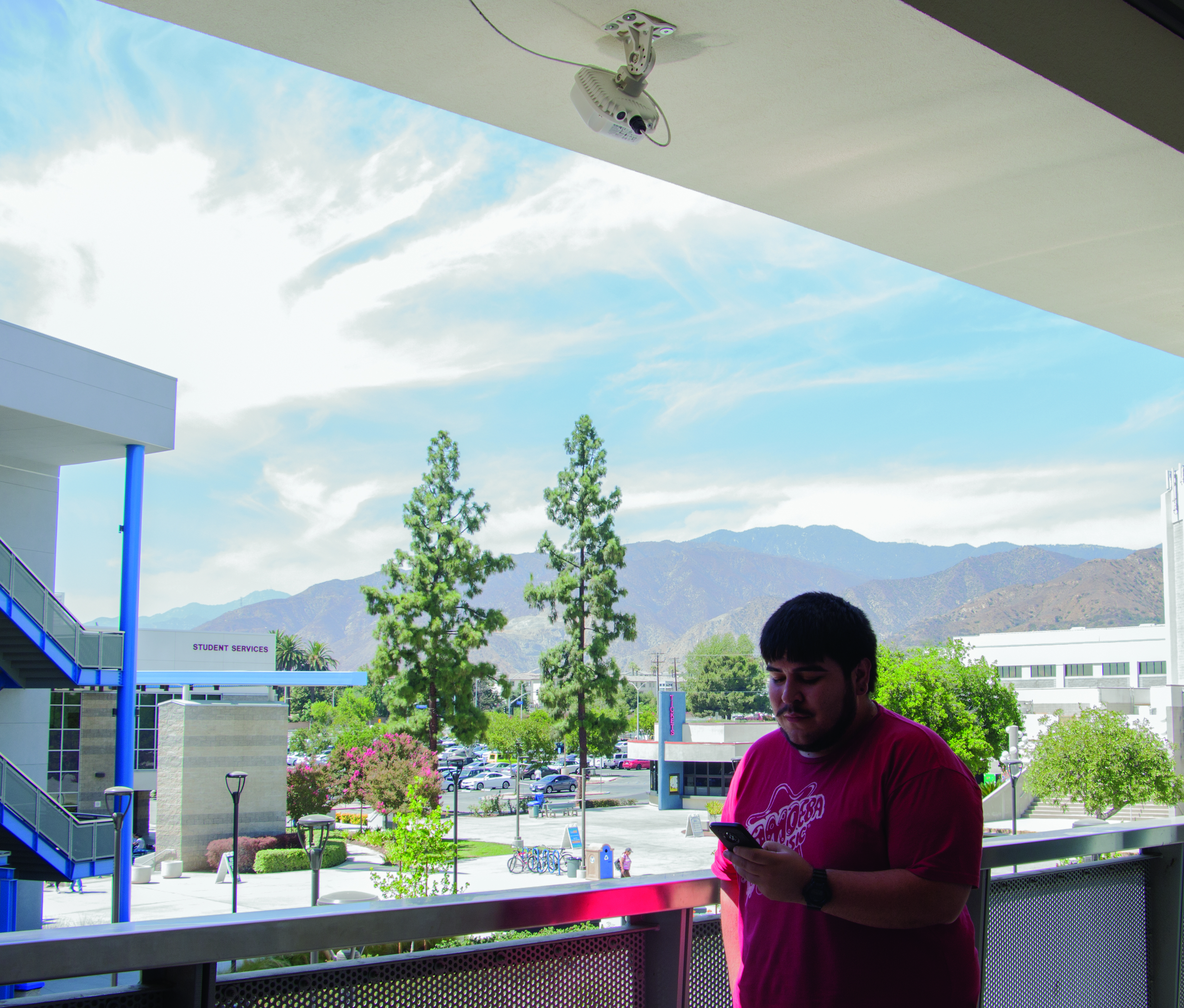 College wireless connection is heating up: Outdoor internet hotspots available on most of campus