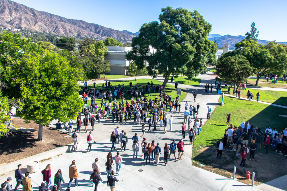 Earthquake drill finished in record time