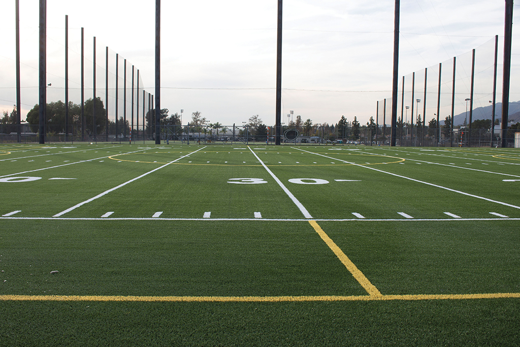 Update: Practice field gets new turf