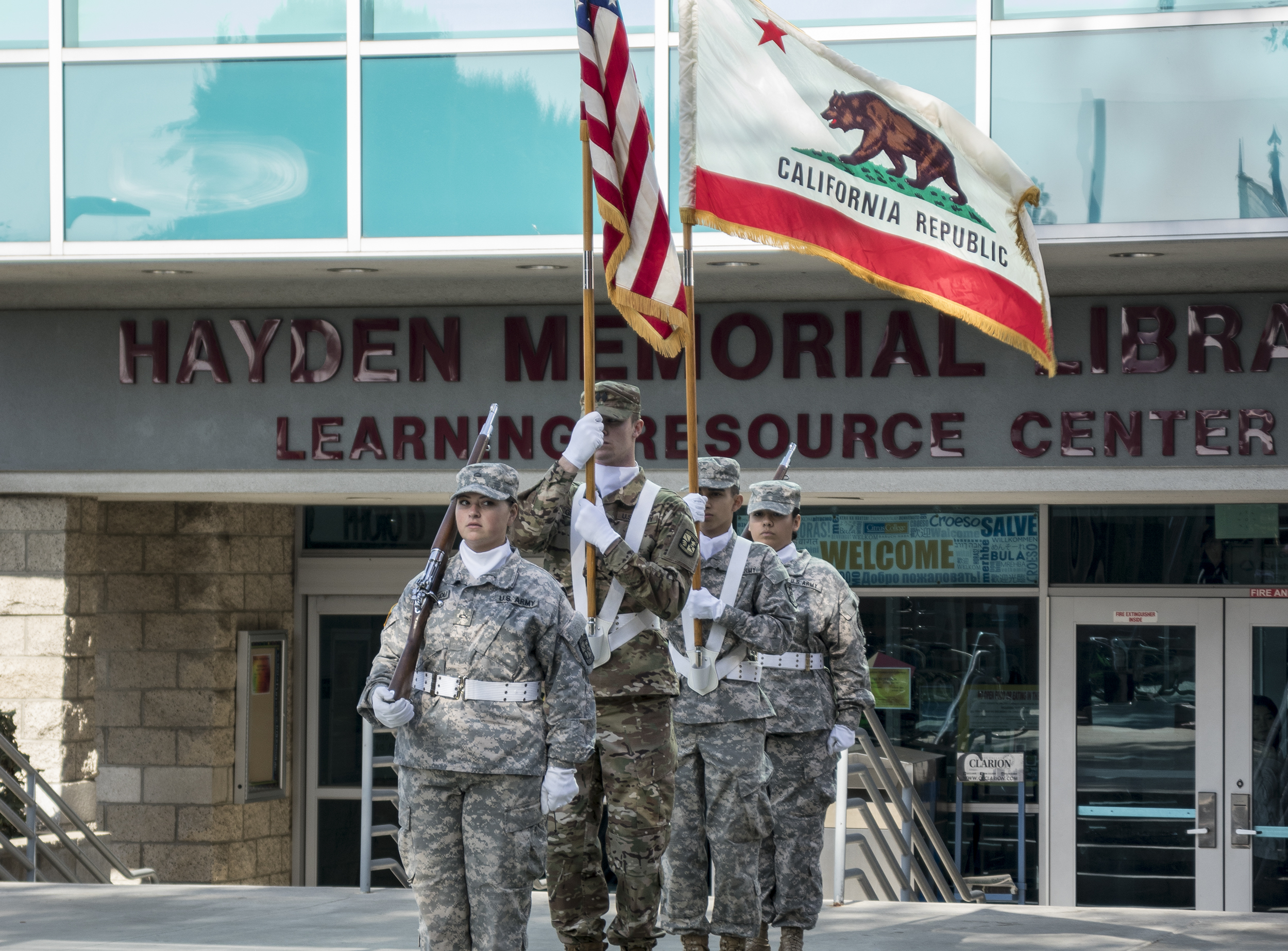 Campus celebrates veterans week by honoring military