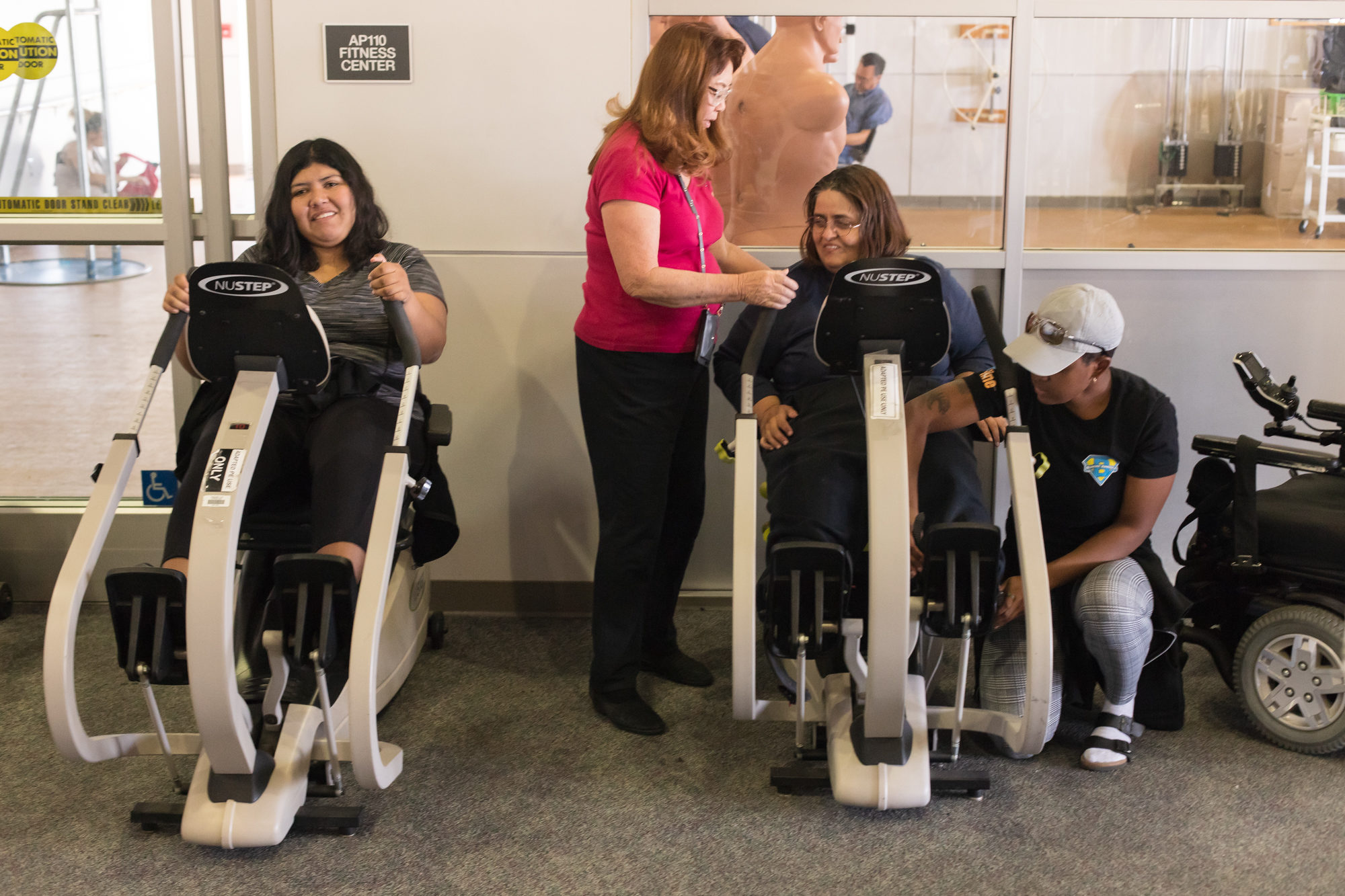 Adaptive P.E. class builds up students with disabilities