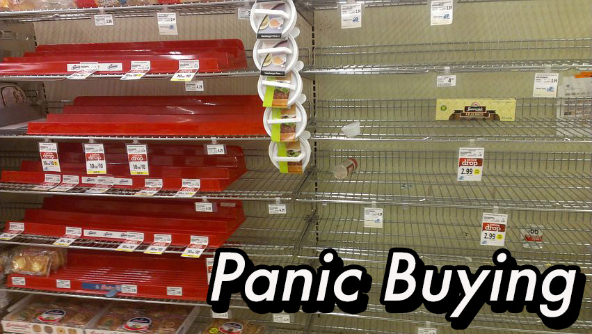 Panic Buying: a COVID-19 catch-22