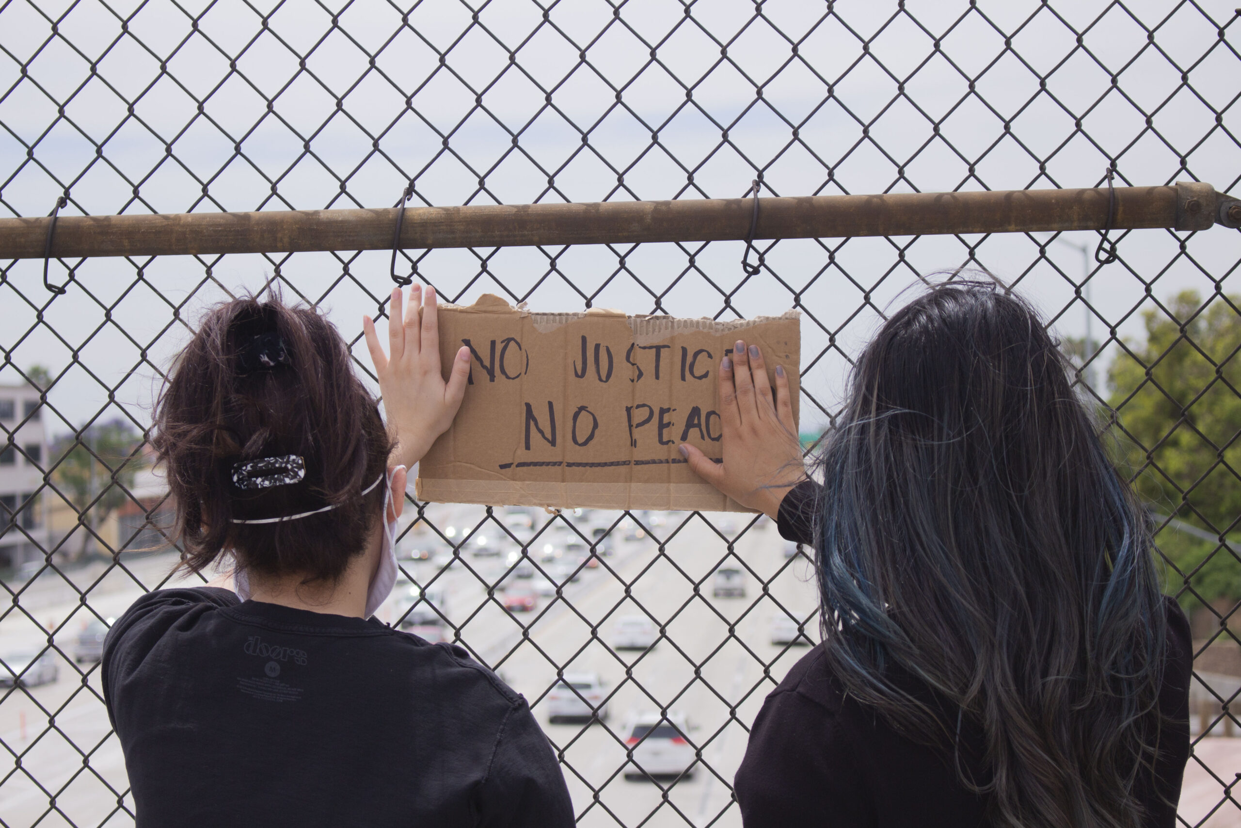 Peaceful backlash among protestors for George Floyd in West Covina