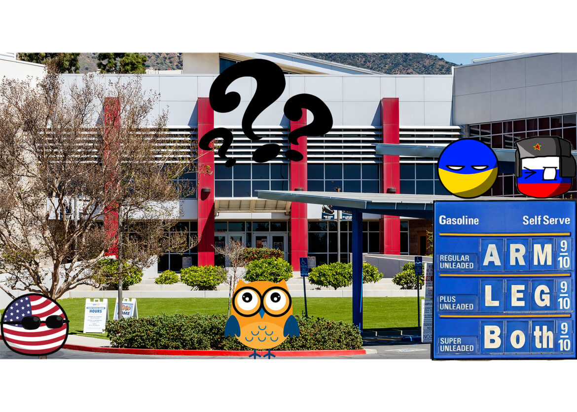 Gas prices, Russians, war and Citrus students