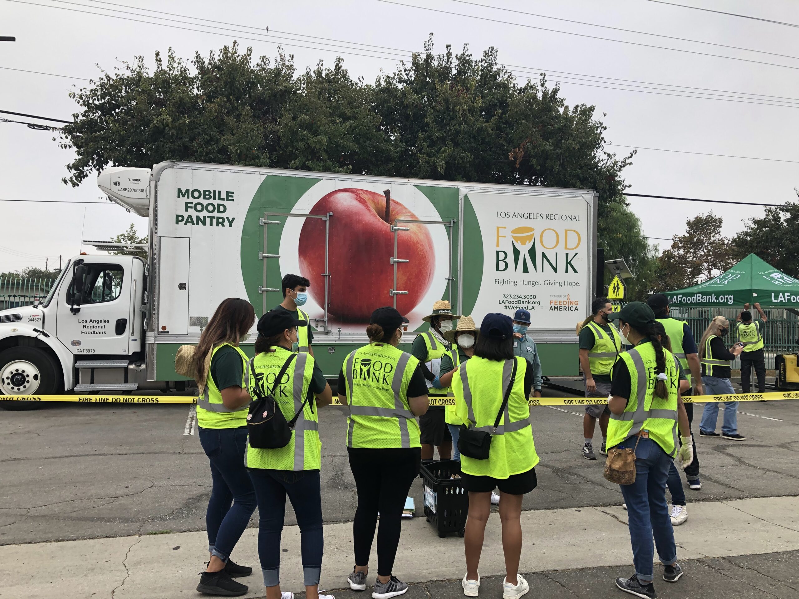 Mobile food pantry welcomes all